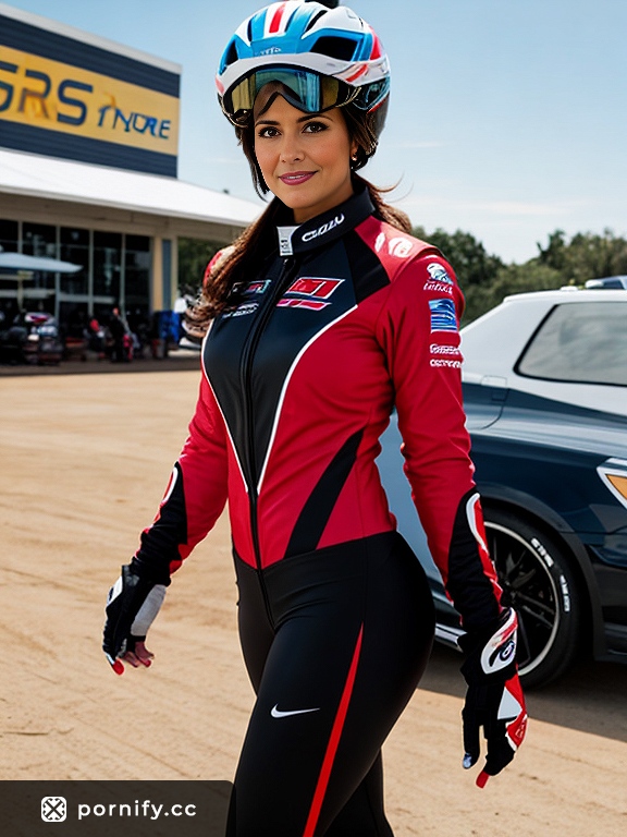 Race Driver Babe Back View 🏎️🔥
