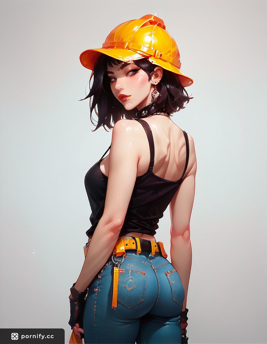 Hentai Construction Worker Back View 🏗️🔥