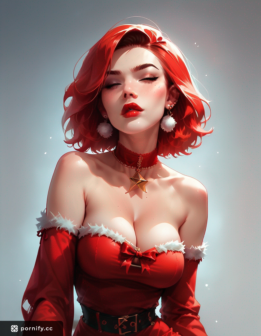 Hentai Santa Babe Back View 🎅🔥