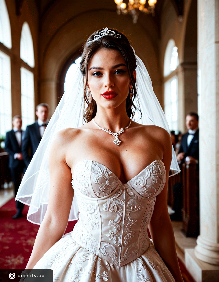 Curvy Bride in Wedding Dress 💋👰‍♀️