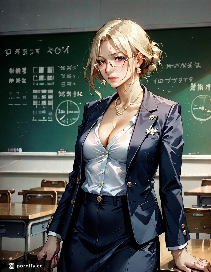 Blonde MILF Teacher Back View 👩🏼‍🏫🍑