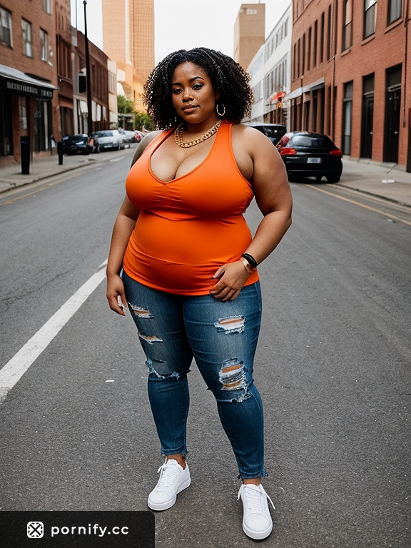 Curvy Ebony Hip-Hop Babe 🎄🔥