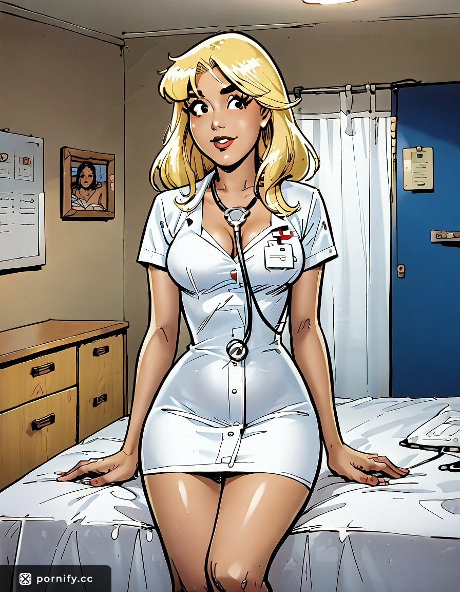 Anime Nurse Petite Blonde Tease 🌟💉