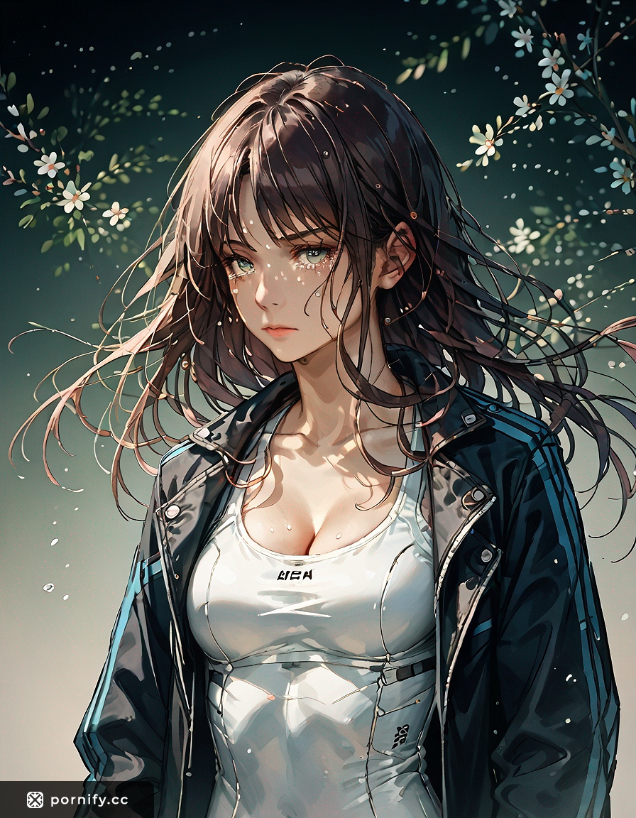 Anime Sport Girl with Small Tear-Drop Breasts 🏃‍♀️🎨
