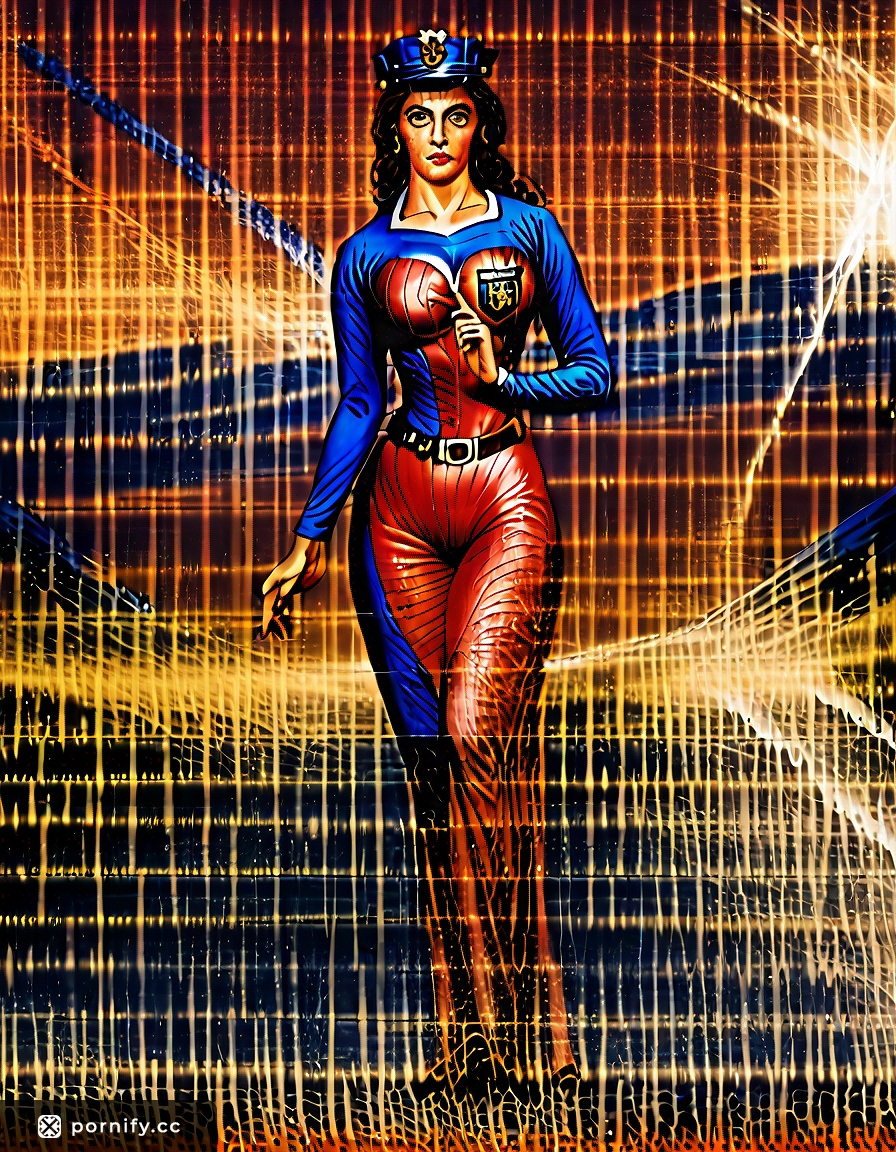 Hispanic Anime Police Officer - Medieval Art Style 👮‍♀️🎨