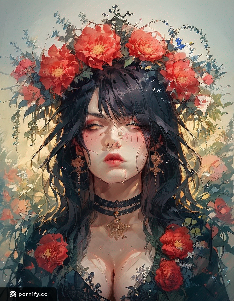 Hentai Stocky Brunette in Summer Dress 🎨👗
