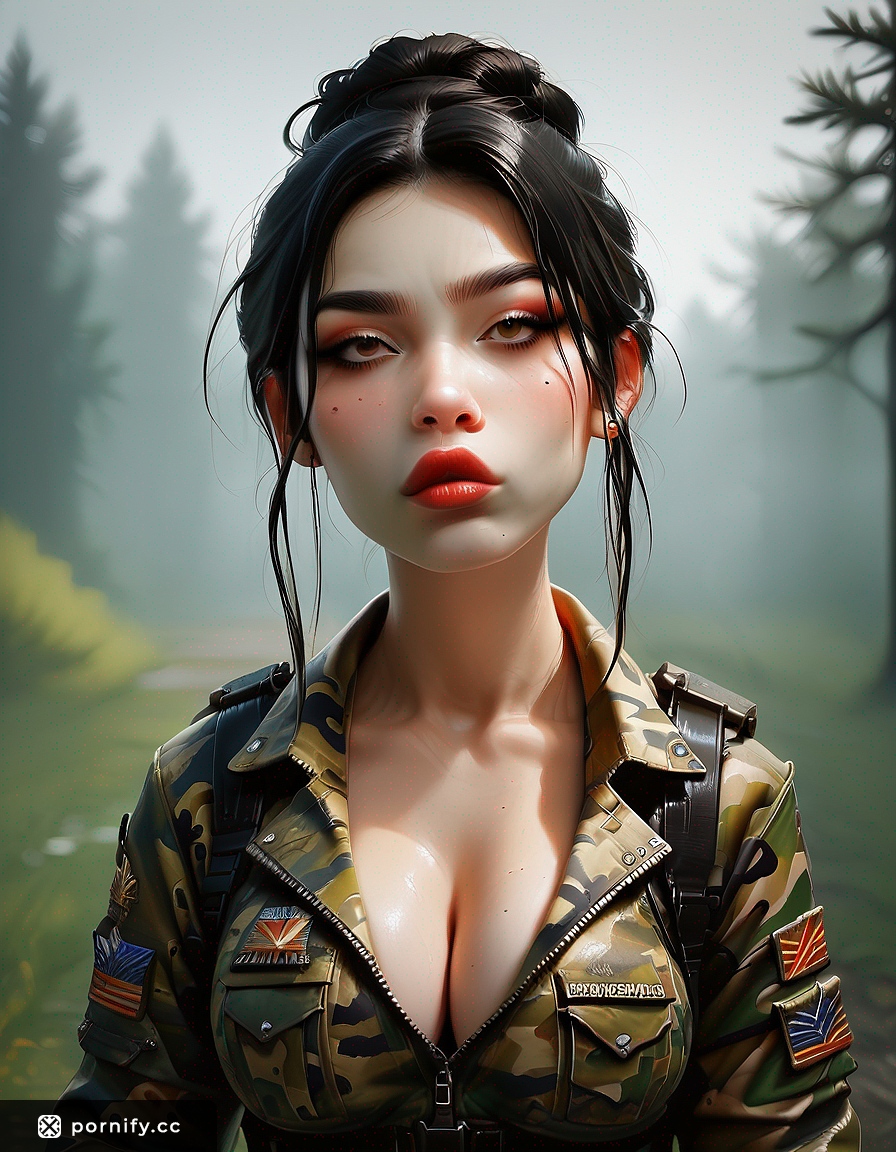 Asian Military Girl Food Tease - Hentai 3D Art 👮‍♀️🍑