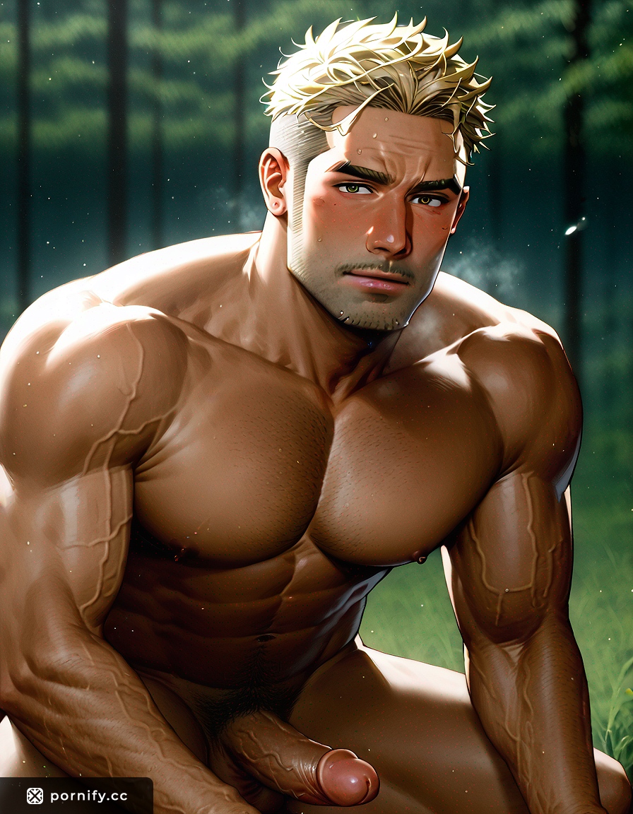 Tanned Blonde Anime Guy Outdoor 🌞🔥