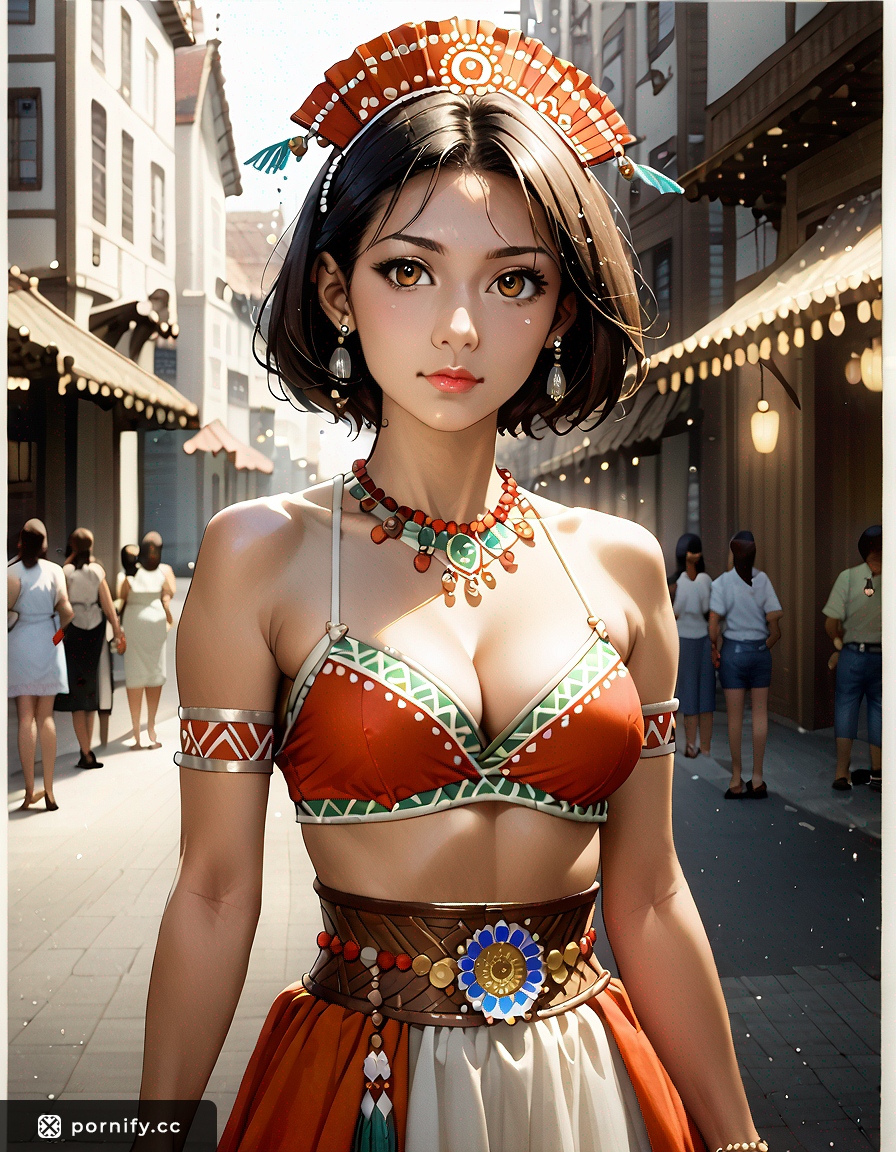 Anime Girl Tribal Shirt Lift 🔥
