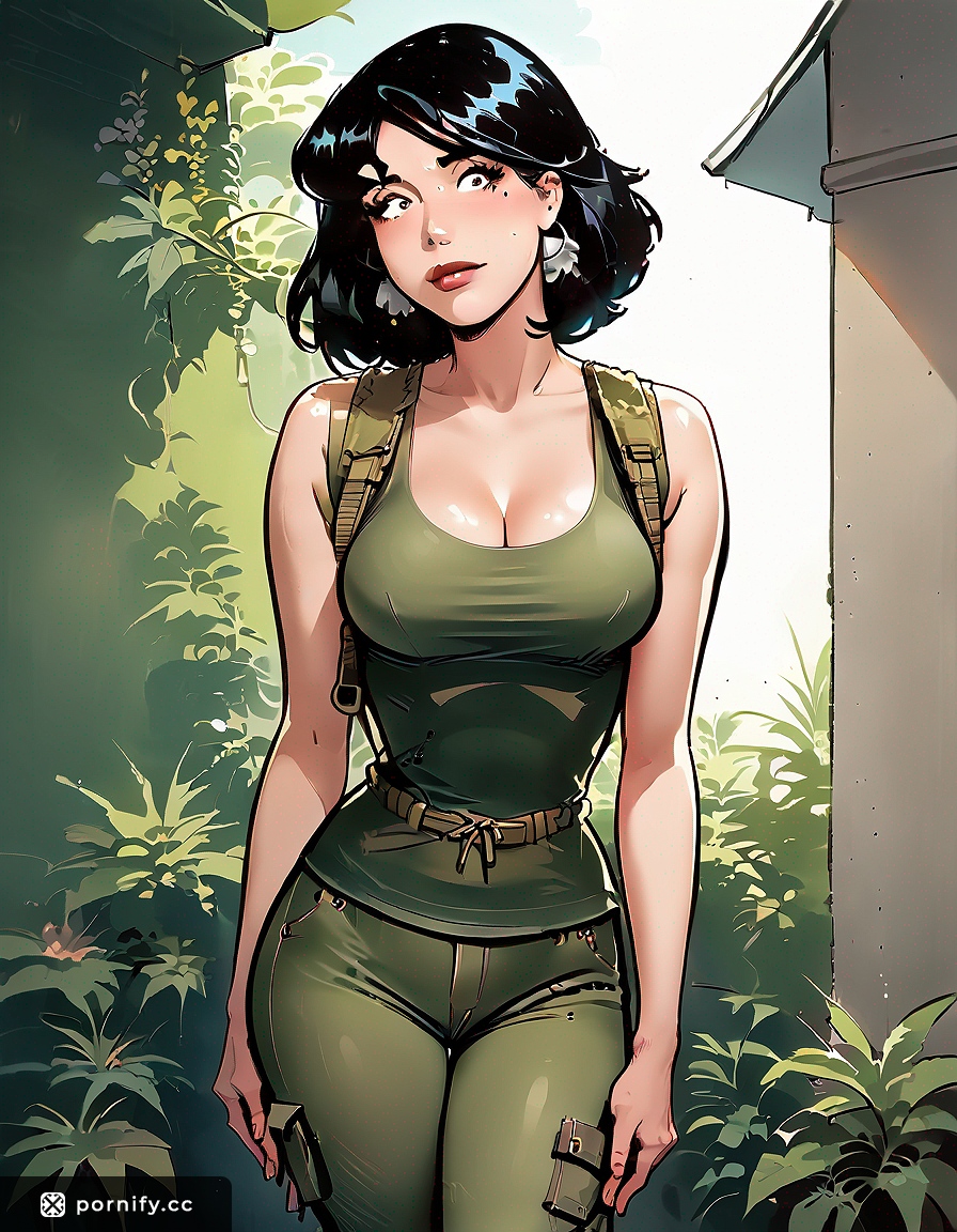 Sexy Hentai MILF Adventurer - Black Hair 🌊🔥