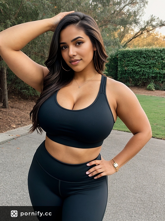 Curvy Hispanic Yoga Babe 🌞🔥