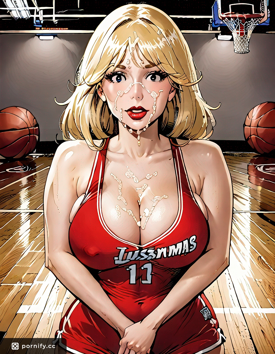 Anime Babe in Jersey - Cumshot Fantasy 💦🔥