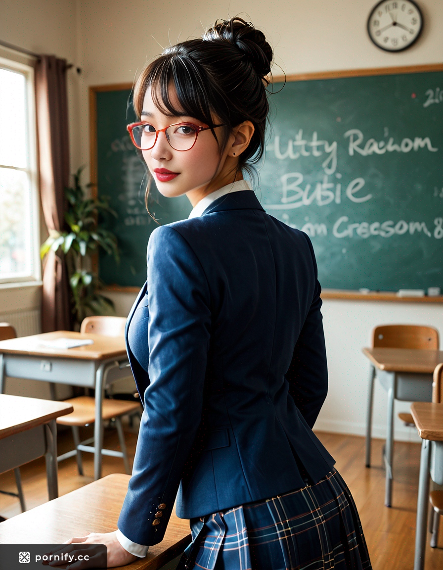🔥Asian Teacher Squatting Sexy Fit Babe