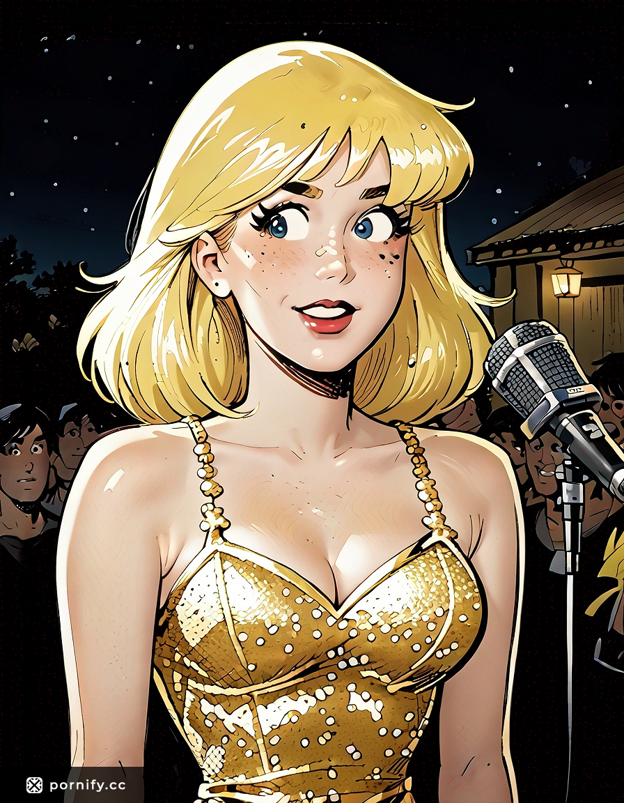 Anime Pop Star with Freckles ✨
