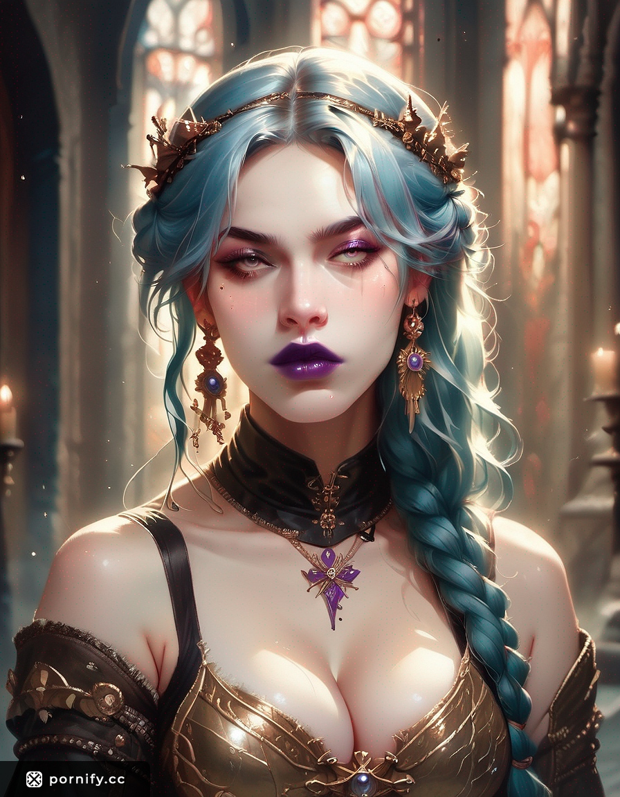 Viking Warrior Woman - Purple Lipstick Look ⚔️💜