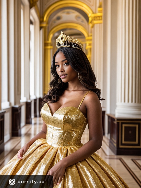 Ebony Princess Dress Beauty 🌟👑
