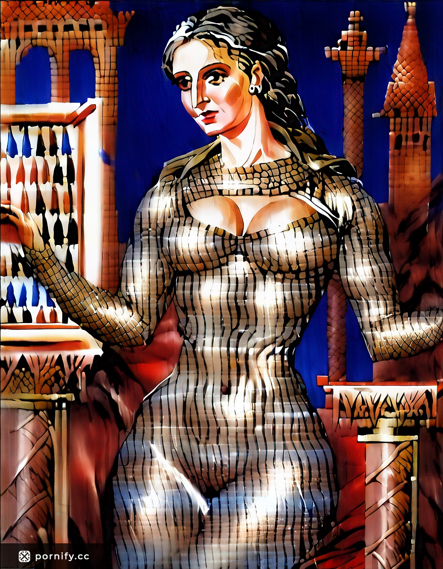 Medieval MILF in Armor Back View ⚔️👑