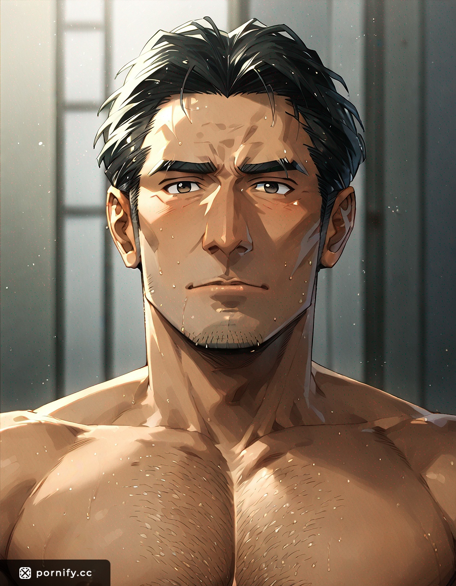 Anime Guy with Black Hair - Adult Art 💥🎨