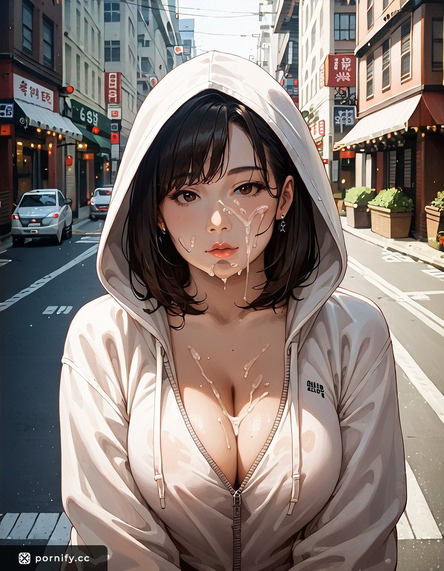 Asian Chubby Back View Hoodie Cumshot 🌶️🔥