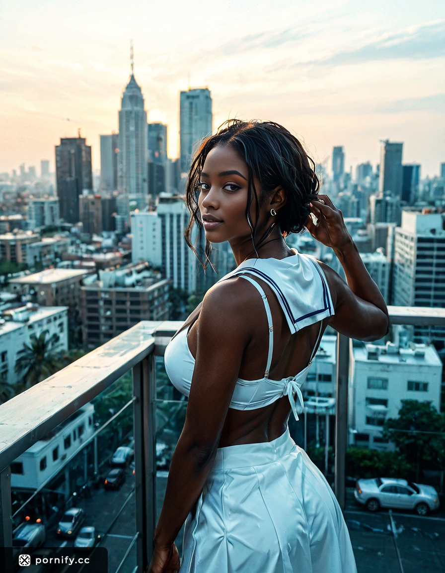 Ebony Sailor Back View 🌆🚢