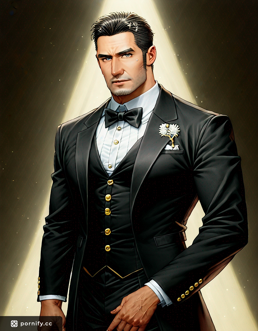 Anime Guy in Tuxedo with Medium Cock 😈