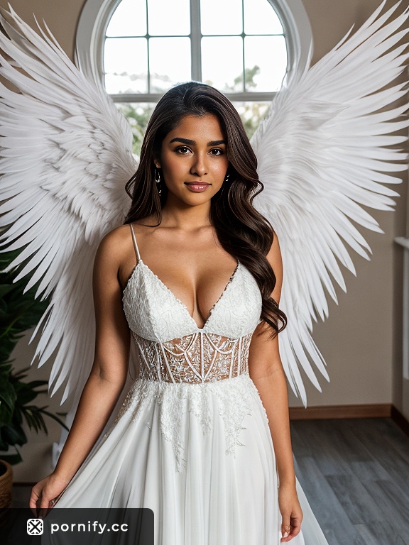 Hispanic Angel Back View 🌶️😇