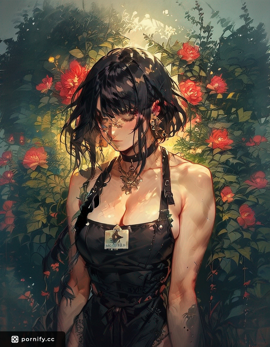 Barista Babe Back View - Muscular Hentai Art 🌟☕