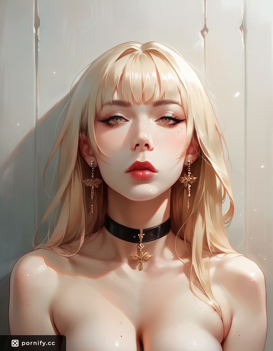 Asian Blonde Hentai Babe - Sexy Front View 🔥🌸