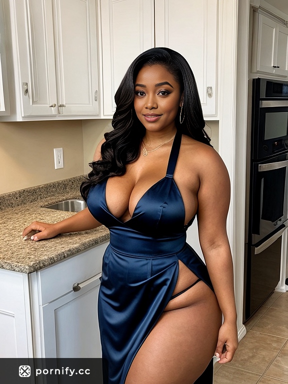 Ebony Maid Back View 🍑🔥